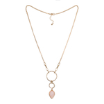 Колье Fiore Luna ROSE QUARTZ LN3171-4 R/G