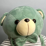 Мишка с пледом. Плед 100x160 см. Мягкая игрушка 005 Chalet Green