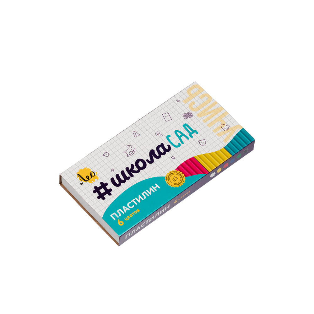 Пластилин Лео 6 цветов