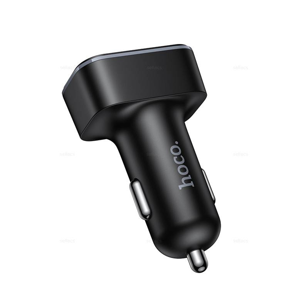 Автомобильное зарядное устройство Hoco Z63A PD30W+QC3.0 (black)