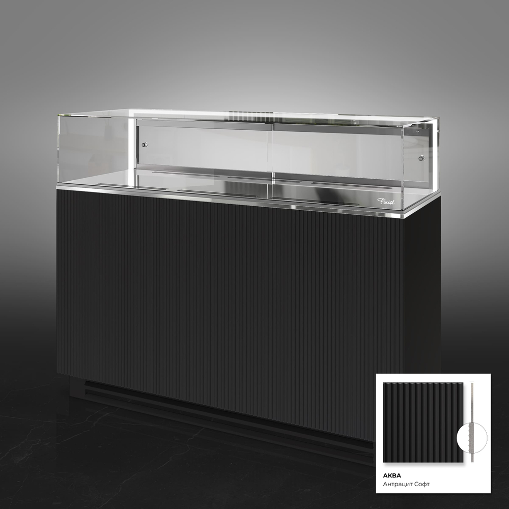 Кондитерская напольная холодильная витрина Finist GLASSIER 812 LUX GL812-14/6/5