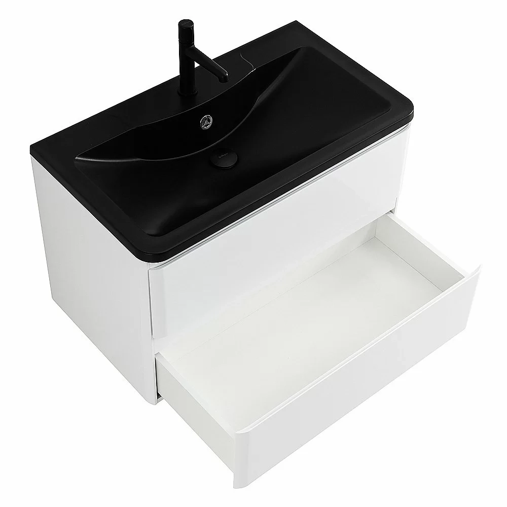 Тумба с раковиной BelBagno ALBANO 100 подвесная Bianco Lucido