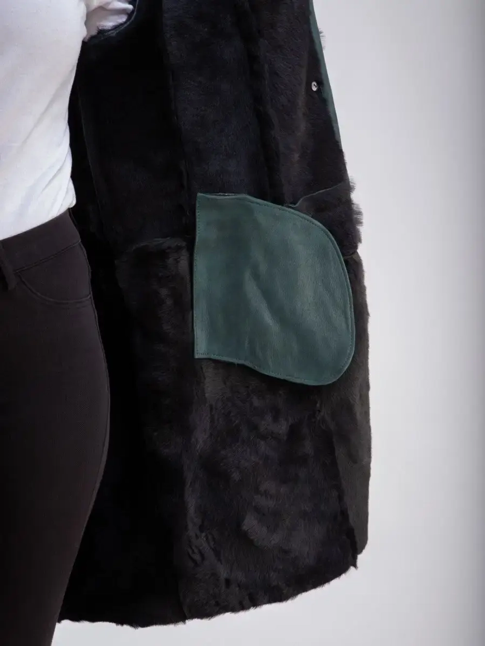 Дубленка натуральная длинная Турция