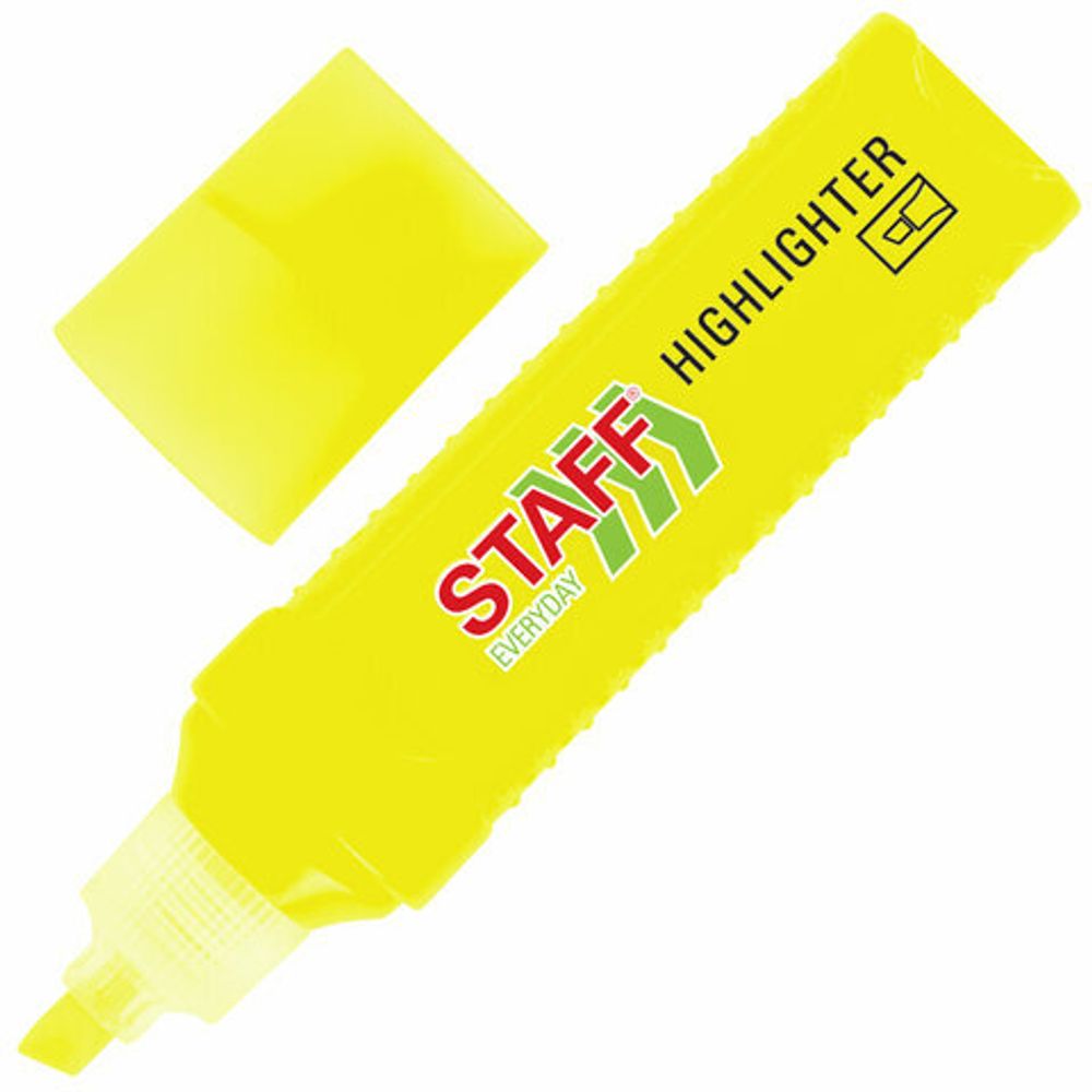 Набор текстовыделителей 6 НЕОНОВЫХ ЦВЕТОВ, STAFF "EVERYDAY HL-707", линия 1-5 мм, скошенный наконечник, 152550