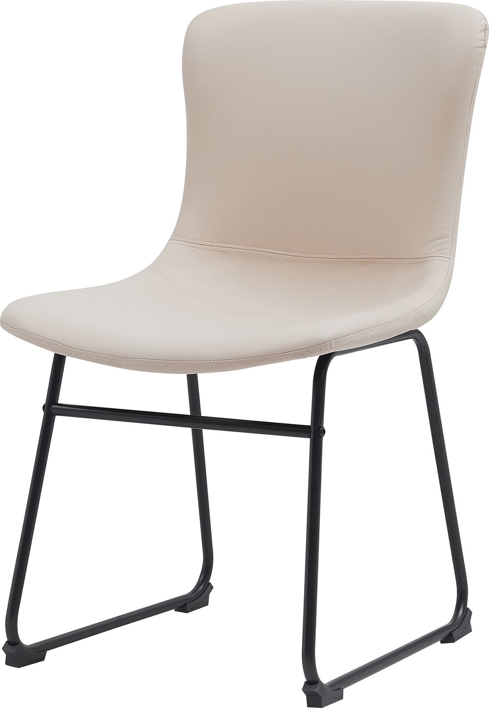 Кресло для посетителей Everprof Expo CF Экокожа Бежевый