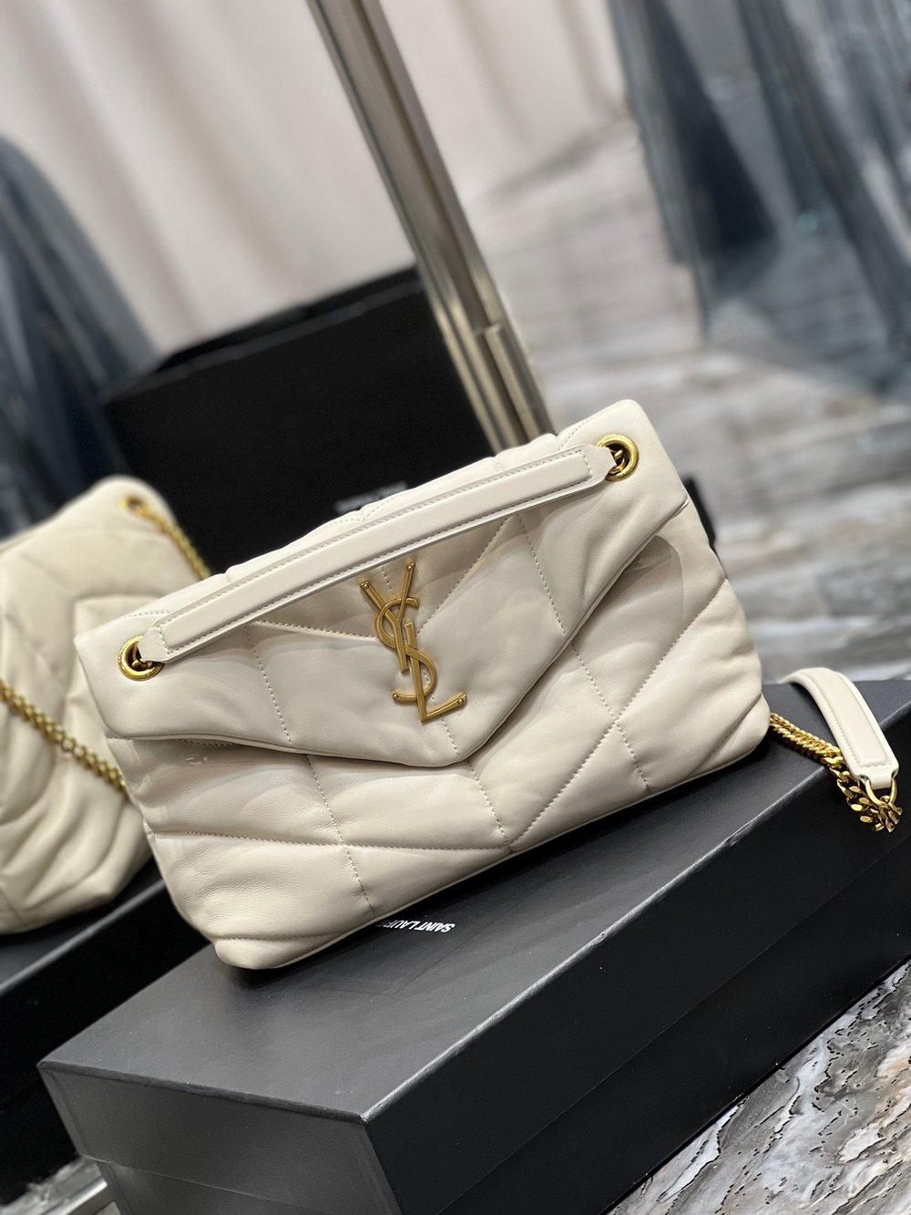 Saint Laurent Loulou Puffer Bag 29 cm