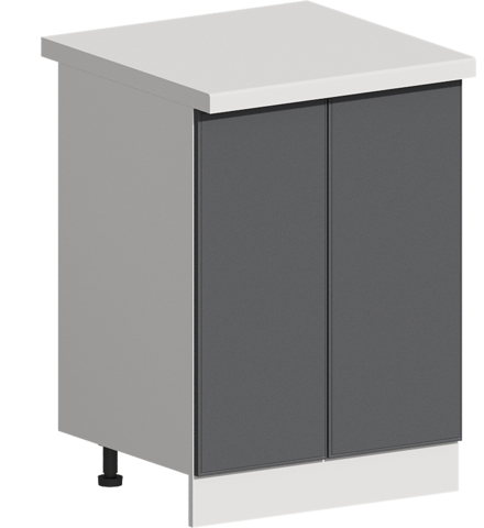 Кухня Модуль ШН 600 Ликата / Графит Софт