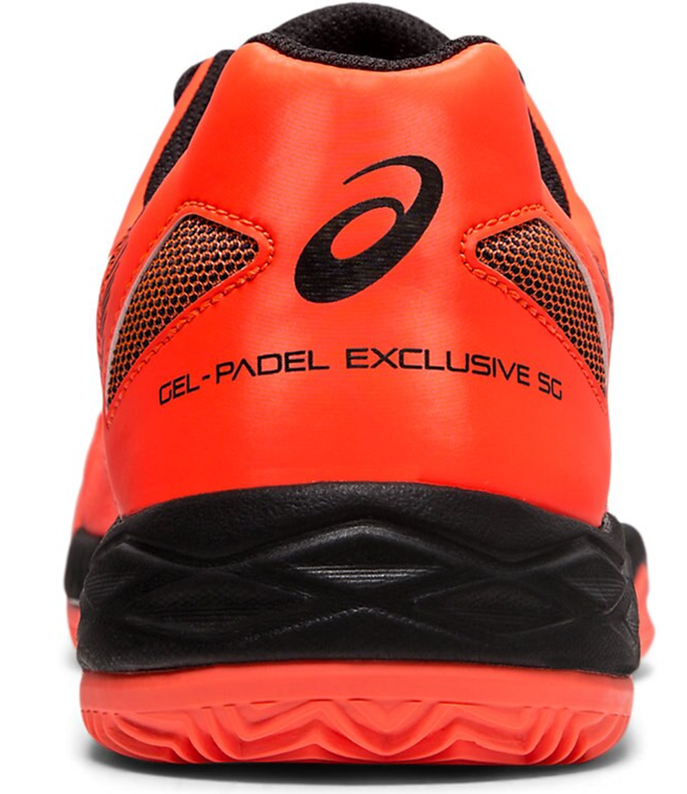 Padel Asics Gel Padel Exclusive 5 SG flash coral white Tennis Store.ru