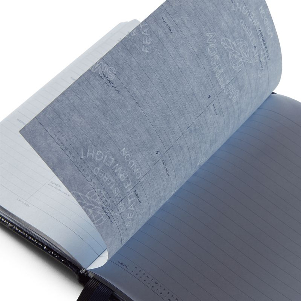 Smythson Ежедневник 22026 Soho Weekly Diary with Slide in Mara, Lilac