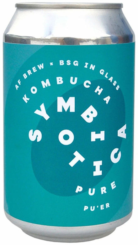 Комбуча Аф Брю Симбиотика Пуэр / Kombucha AF Brew Symbiotica Pure. Pu'er 0.33 - банка