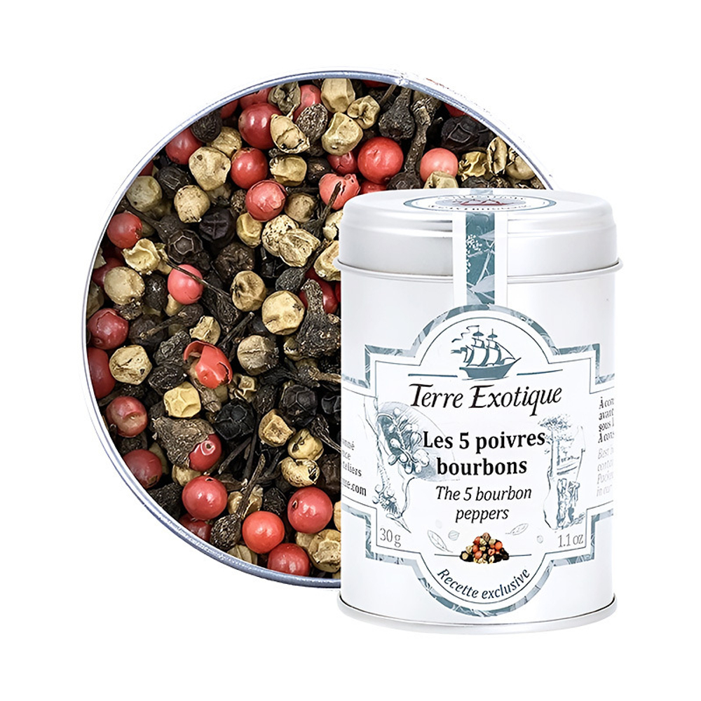 Смесь из 5 перцев Бурбон (Мадагаскар), ТЕРРЕ ЭКЗОТИК, 30г