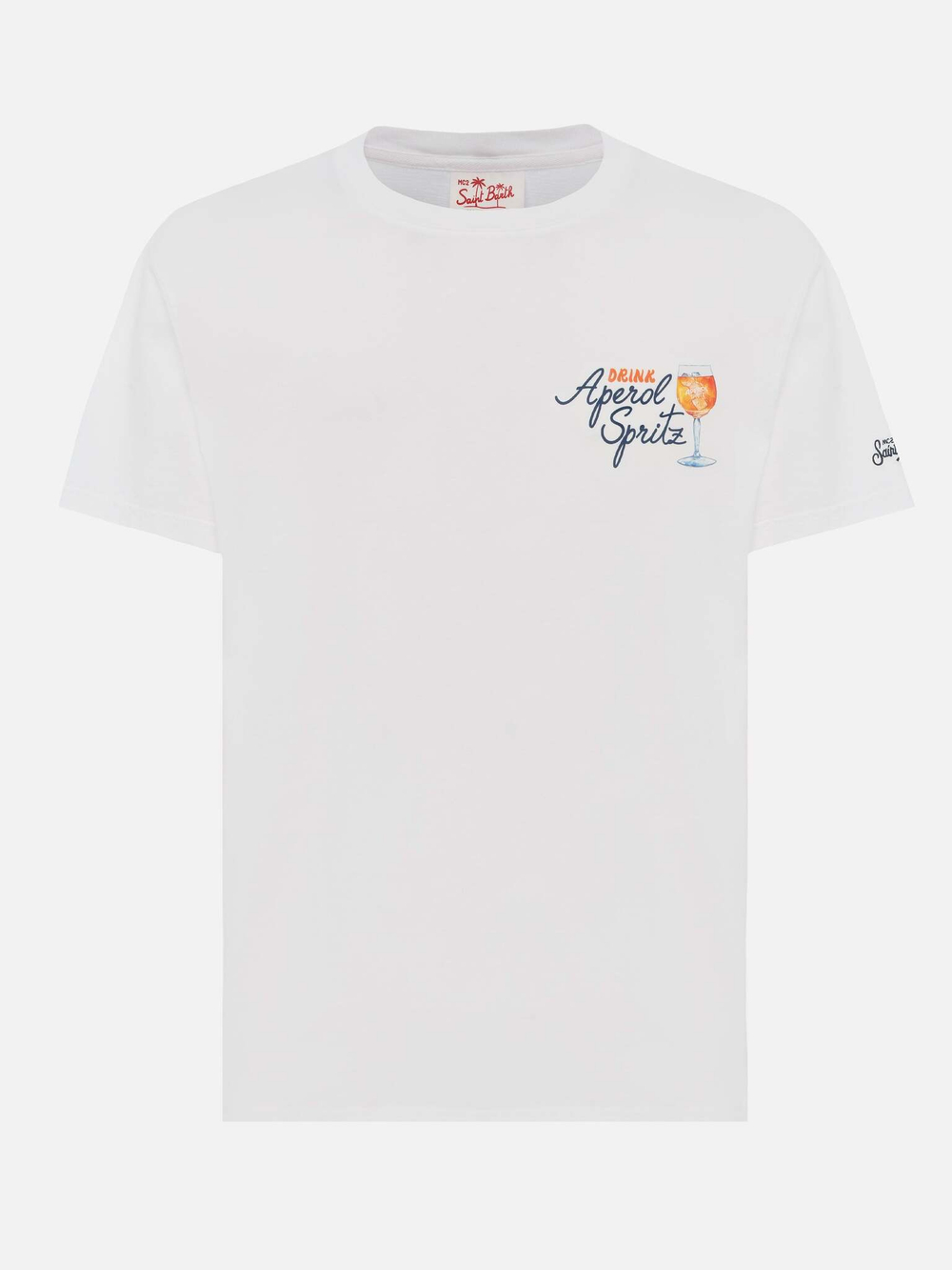 Футболка MC Saint Barth Drink Spritz белый