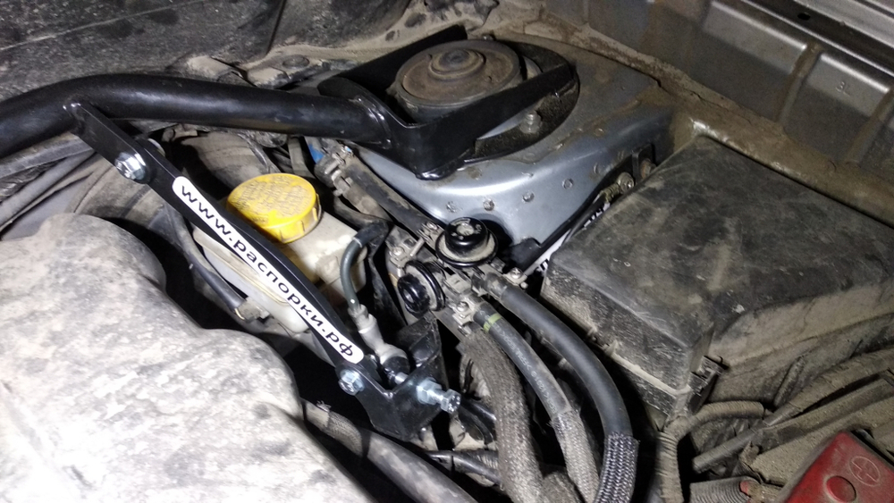 Пластина соединительная Упора ГТЦ и распорки Subaru Forester 3 (SH) и Subaru Impreza (GH)