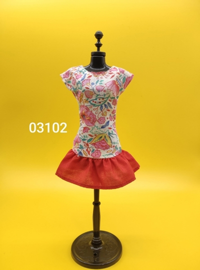 Одежда для куклы Барби винтаж платье 03102