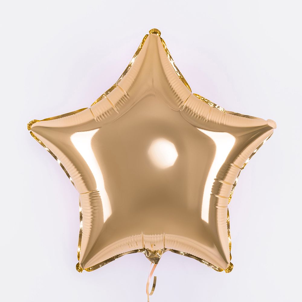 F Шар Звезда 18''/46 см, Античное золото (БГ-15) 