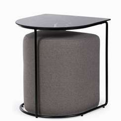 Кофейный стол с пуфом Eglens 44х42