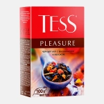 Чай черный Tess Pleasure с шиповником и яблоком 100г