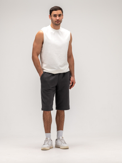 Шорты мужские трикотажные. Графит