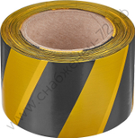 ЗУБР 75 мм, 200 м желто-черная, Сигнальная лента, МАСТЕР (12242-75-200)