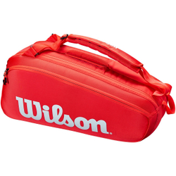 Сумка теннисная Wilson Super Tour 6 Pk - red