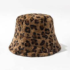 Панама STREET Леопард экомех, бежевый