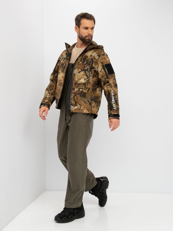 Куртка демисезонная Камелот ткань Softshell цвет Питон