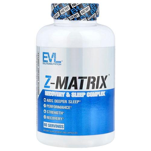 EVLution Nutrition, Z-Matrix®, комплекс для восстановления и сна, 240 капсул