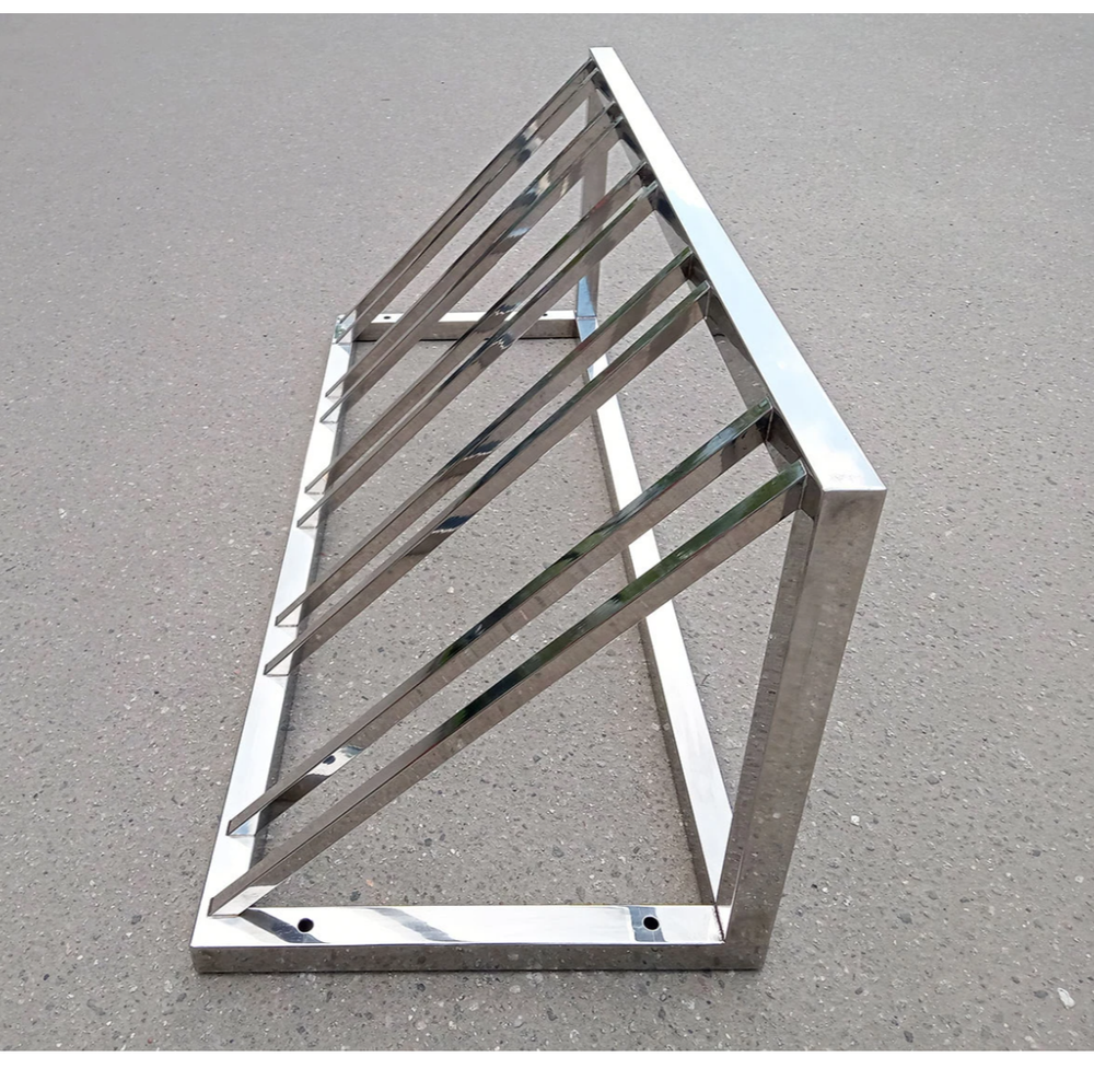 Велопарковка №71, на 5 мест, 1400*510*510 мм., из нержавеющей стали