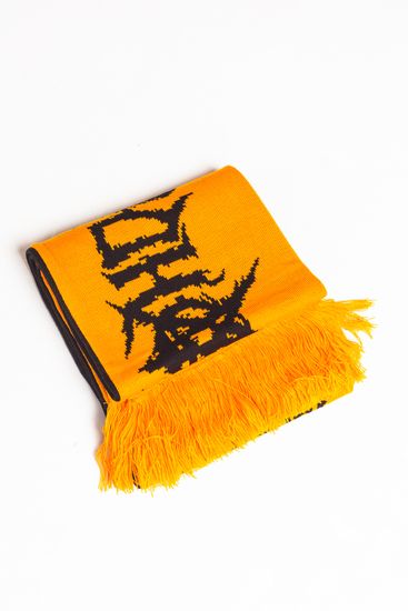 Шарф ЮНОСТЬ «Танцы на костях» (оранжевый)
