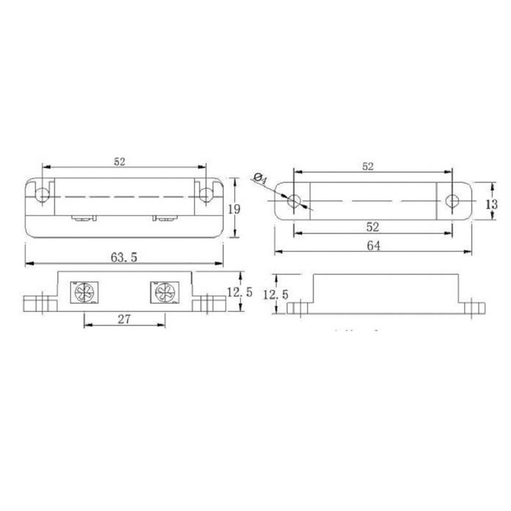 Извещатель магнитоконтактный ST-DM121NC-BR