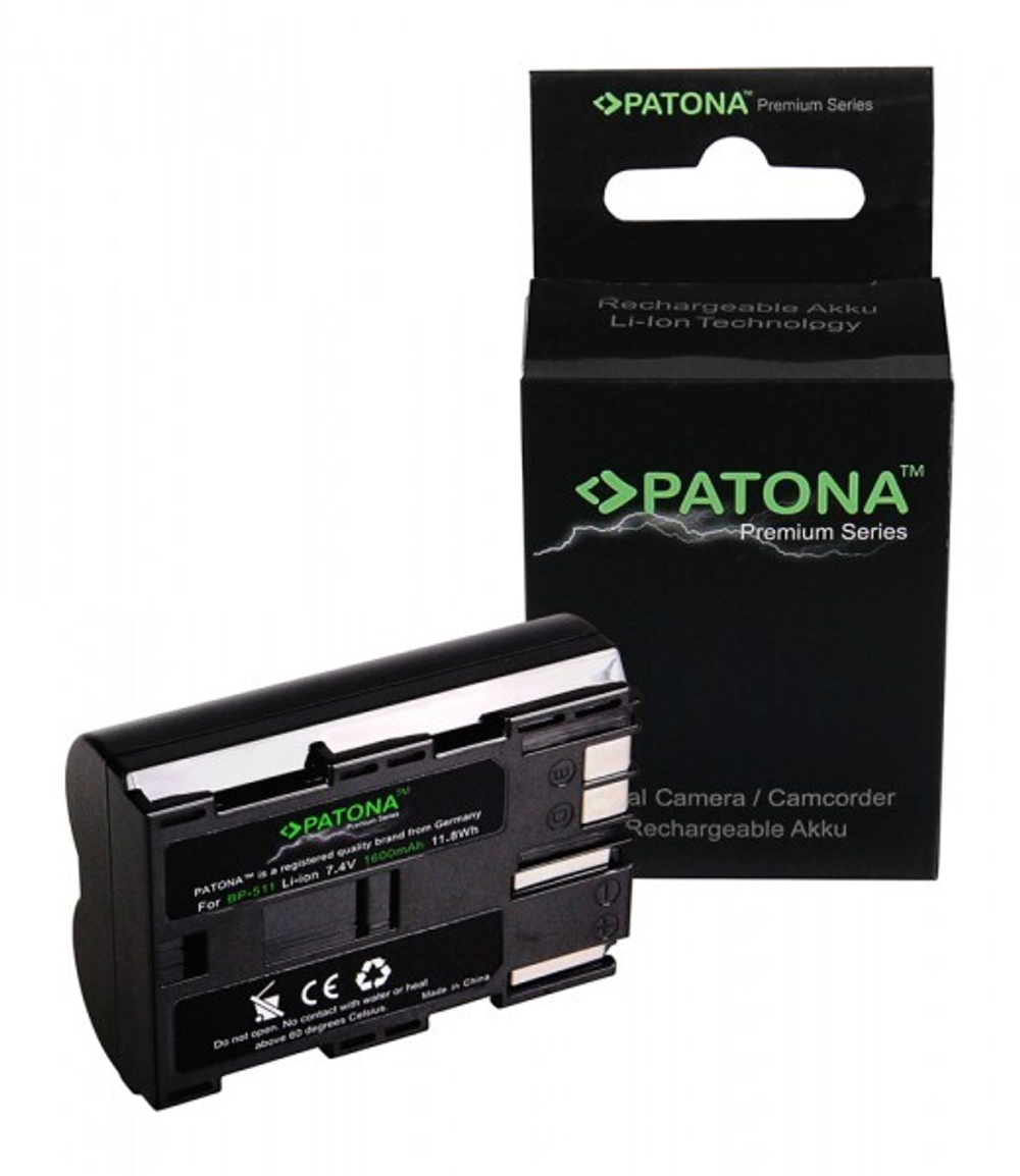 PATONA Premium аналог Canon BP-511