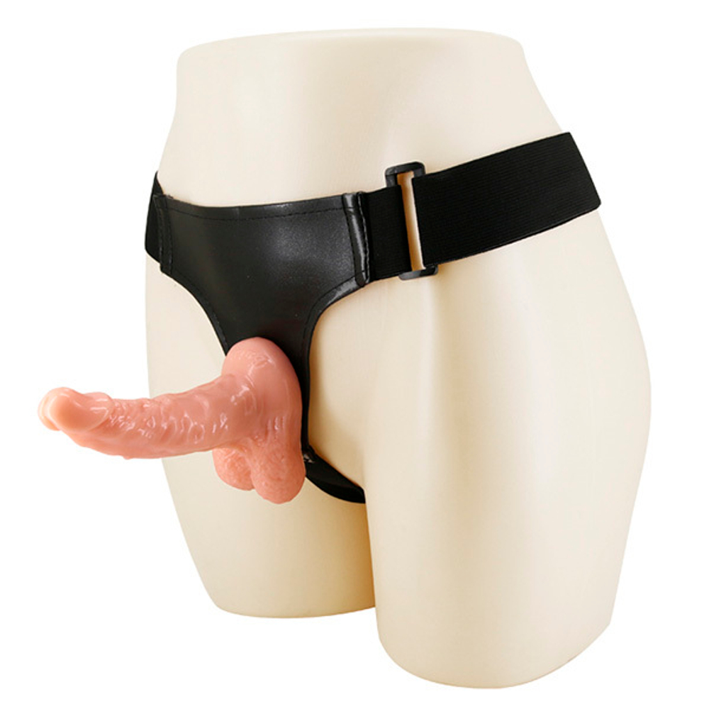 Реалистичный страпон 15,7см на трусиках Baile Ultra Passionate Harness Strap On BW-022007