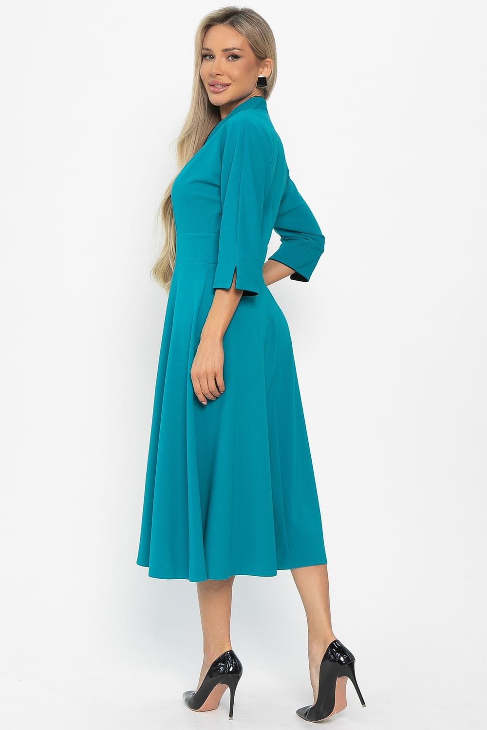 Платье вечернее Леди Удача (бирюзовое) П14850-18М LT Collection