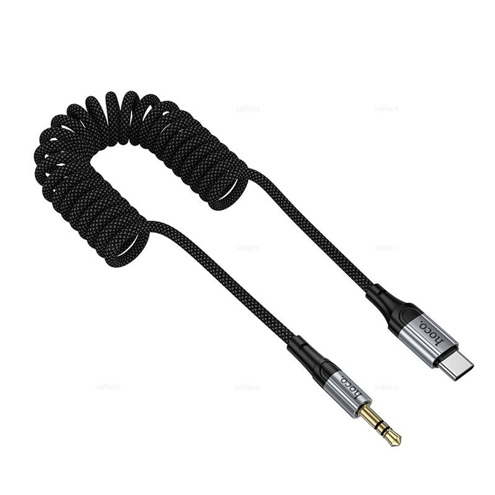 Аудио кабель AUX для Type-C Hoco UPA33B (black)