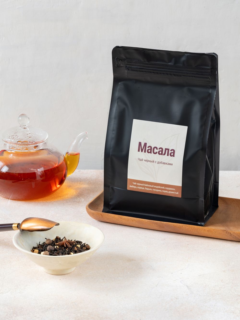 Чай черный - Масала - пакет 500 гр