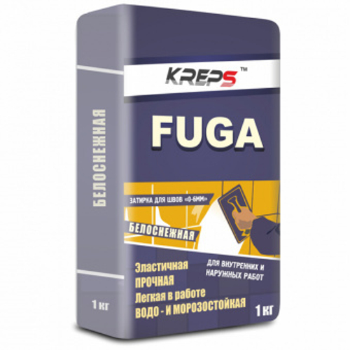 ЗАТИРКА Д/ШВОВ KREPS FUGA БЕЛАЯ 1КГ