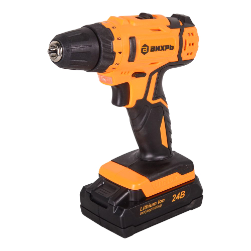 Дрель-шуруповерт аккумуляторная Вихрь ДА-24Л-2К