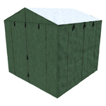 Палатка сварщика МногоТентов домик 2,5х2,5 м. (Усиленный каркас, брезент ОП/ПВХ).