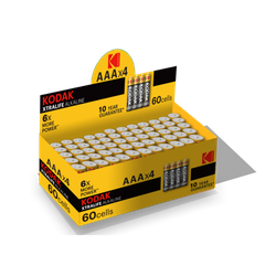Батарейки Kodak LR03-4S XTRALIFE Alkaline [K3A-S4] | Батарейки Щелочные (Алкалиновые)