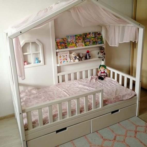 Детская кроватка Луна (Loona) из массива бука