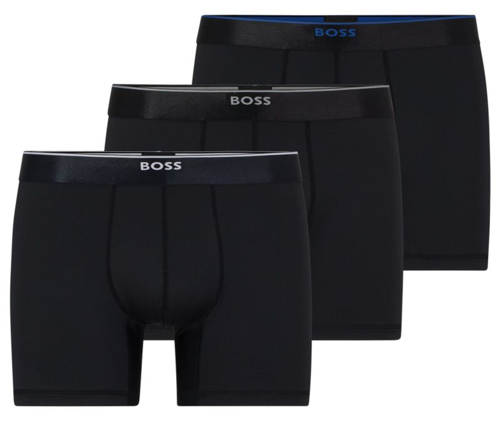 Боксерки теннисные BOSS x Matteo Berrettini Evolution Boxer Briefs 3P - black