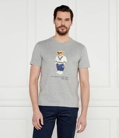 Футболка POLO RALPH LAUREN - серый(710973137)