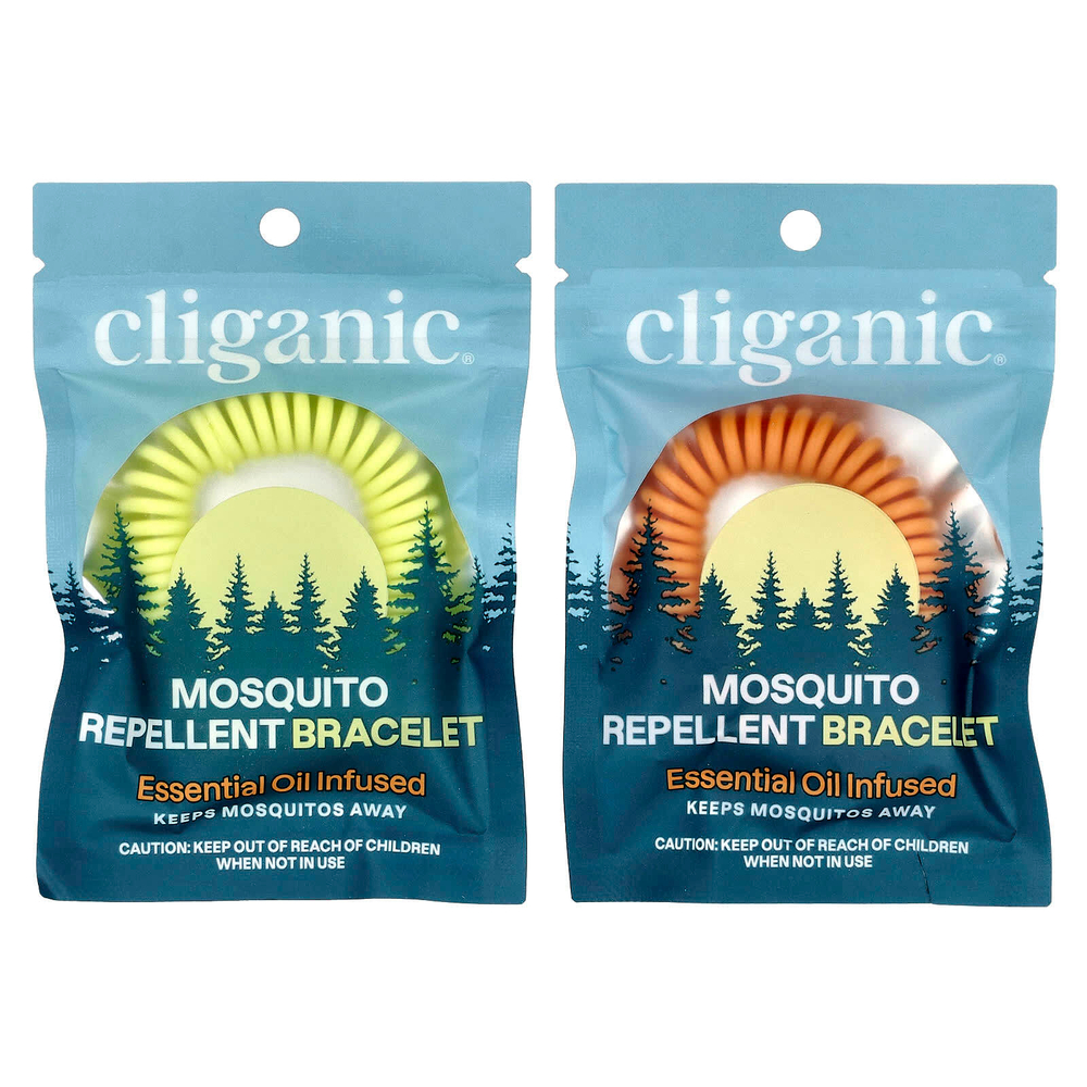 Cliganic, Браслет от комаров, 10 шт. В упаковке