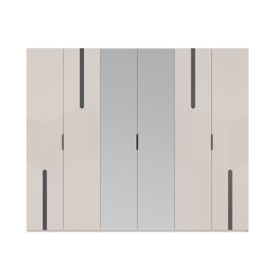 Шкаф "Эстель" 6 -ти дв. графит