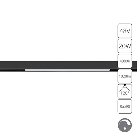 Магнитный трековый светильник Arte Lamp LINEA 0.1-10V