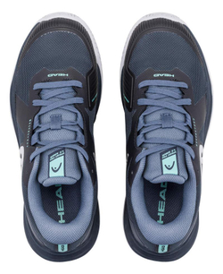 Детские теннисные кроссовки Head Sprint Pro 4.0 - blueberry/teal