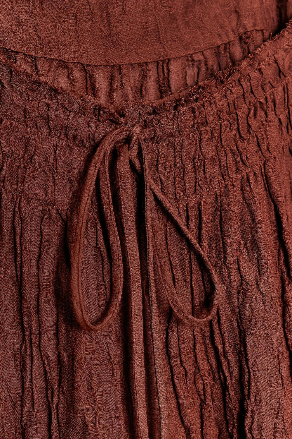 Длинное платье из смесовой ткани рами — zw collection