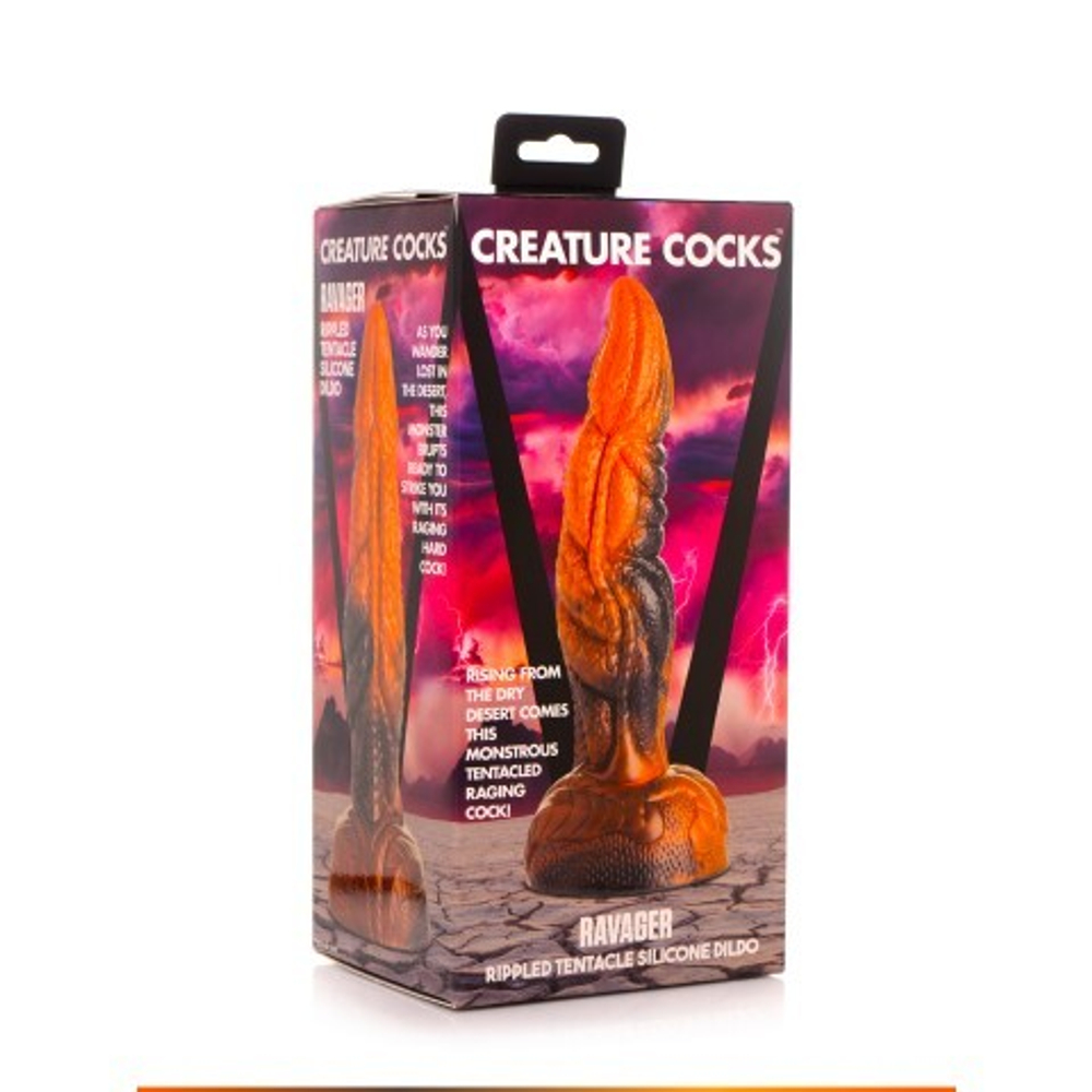 Фантазийный фаллоимитатор Creature Cocks Ravager (20,3×4,6 см)