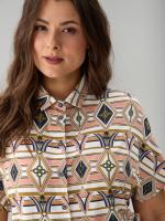 Блузка БЛв-182/ромб-цепи
