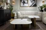 Стол журнальный Garda Decor Garda Decor Брендон (Brandon) 100*100*30 см